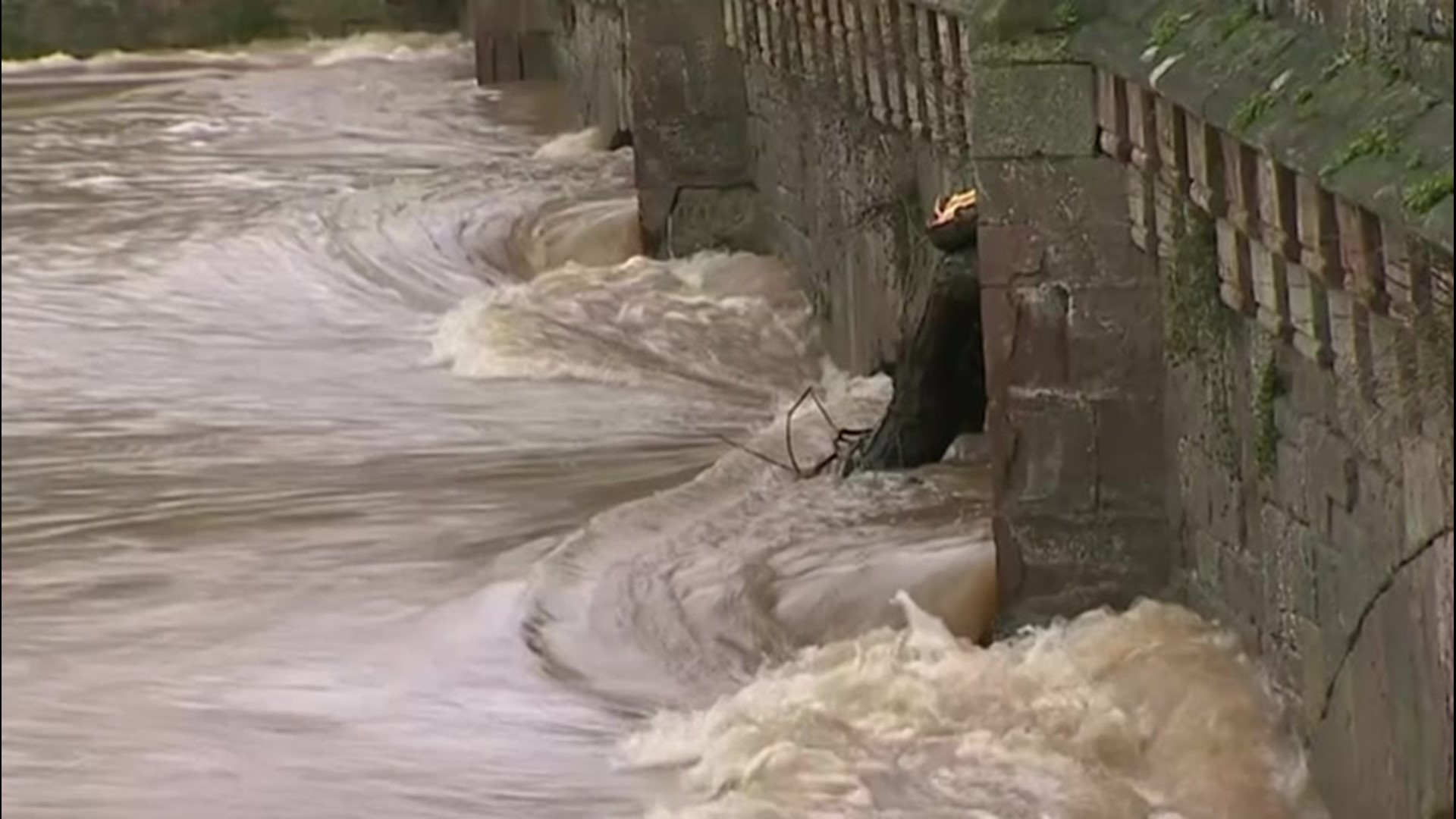 Storm Dennis triggers severe flooding that overwhelmed the Wye River in Monmouth, Wales, which reached a record-breaking 23 feet on Feb. 18.