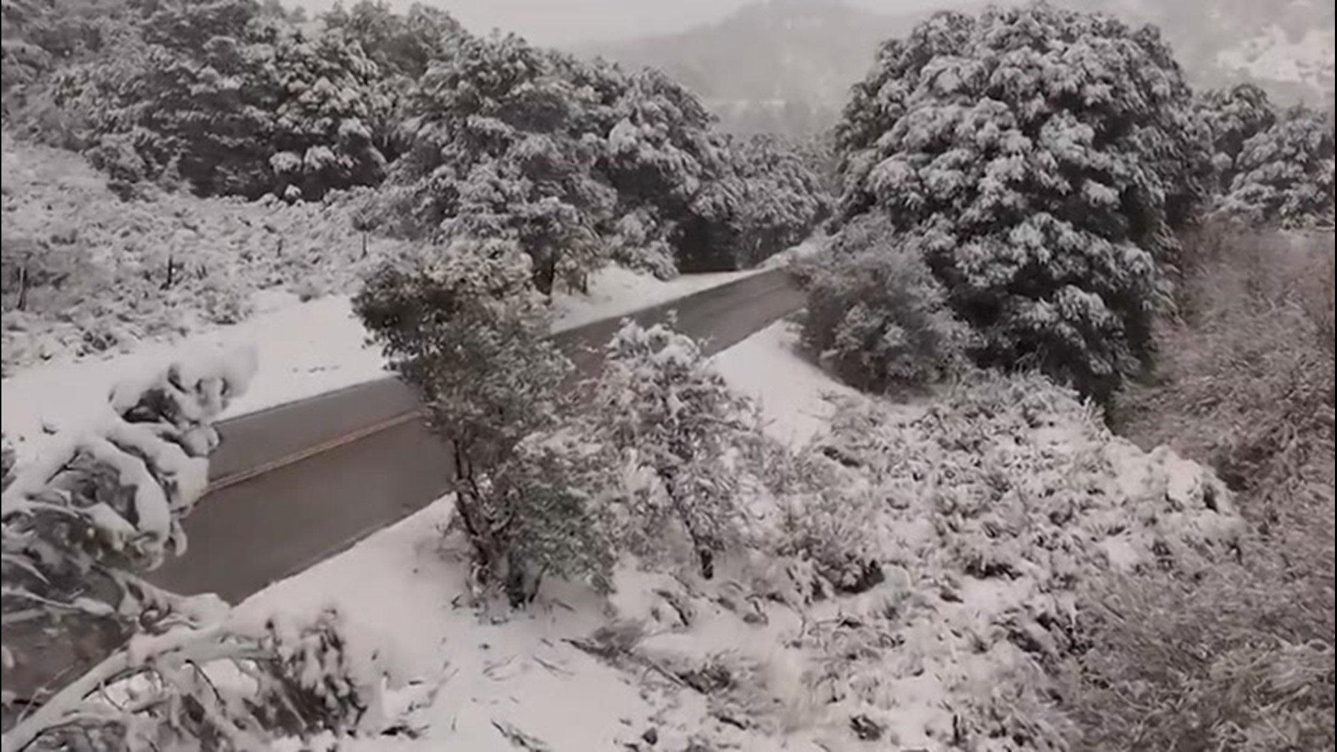 A surge of moisture tracking across the Southwest on March 11 brought precipitation across the area in different forms, including snow and hail for some who haven't seen it in years.