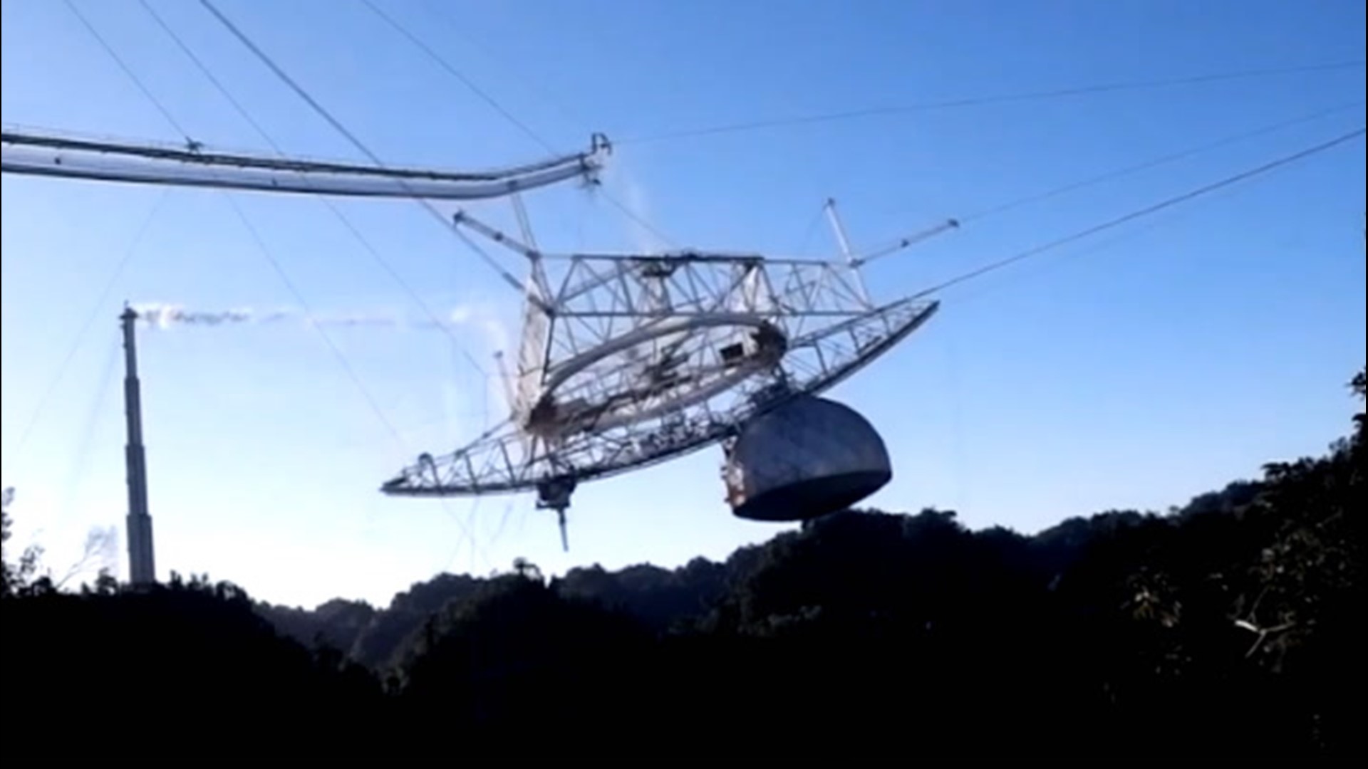 Arecibo Radio Telescope Collapse Caught On Video | 12newsnow.com