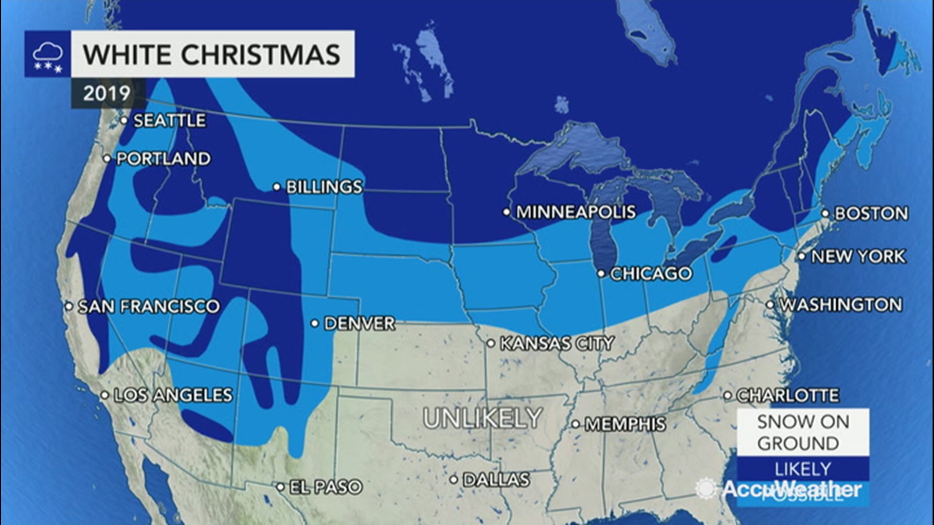 It's A White Christmas For Some In Northeast, Midwest 