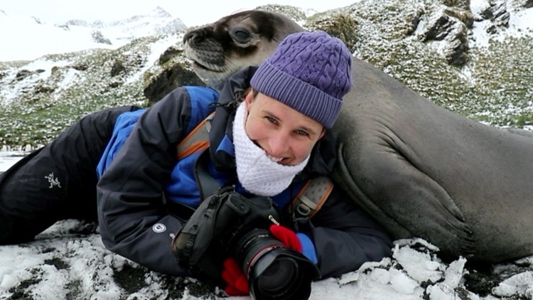 Seal Pup Gets Up Close and Personal, Gives Wildlife Photographer a Hug