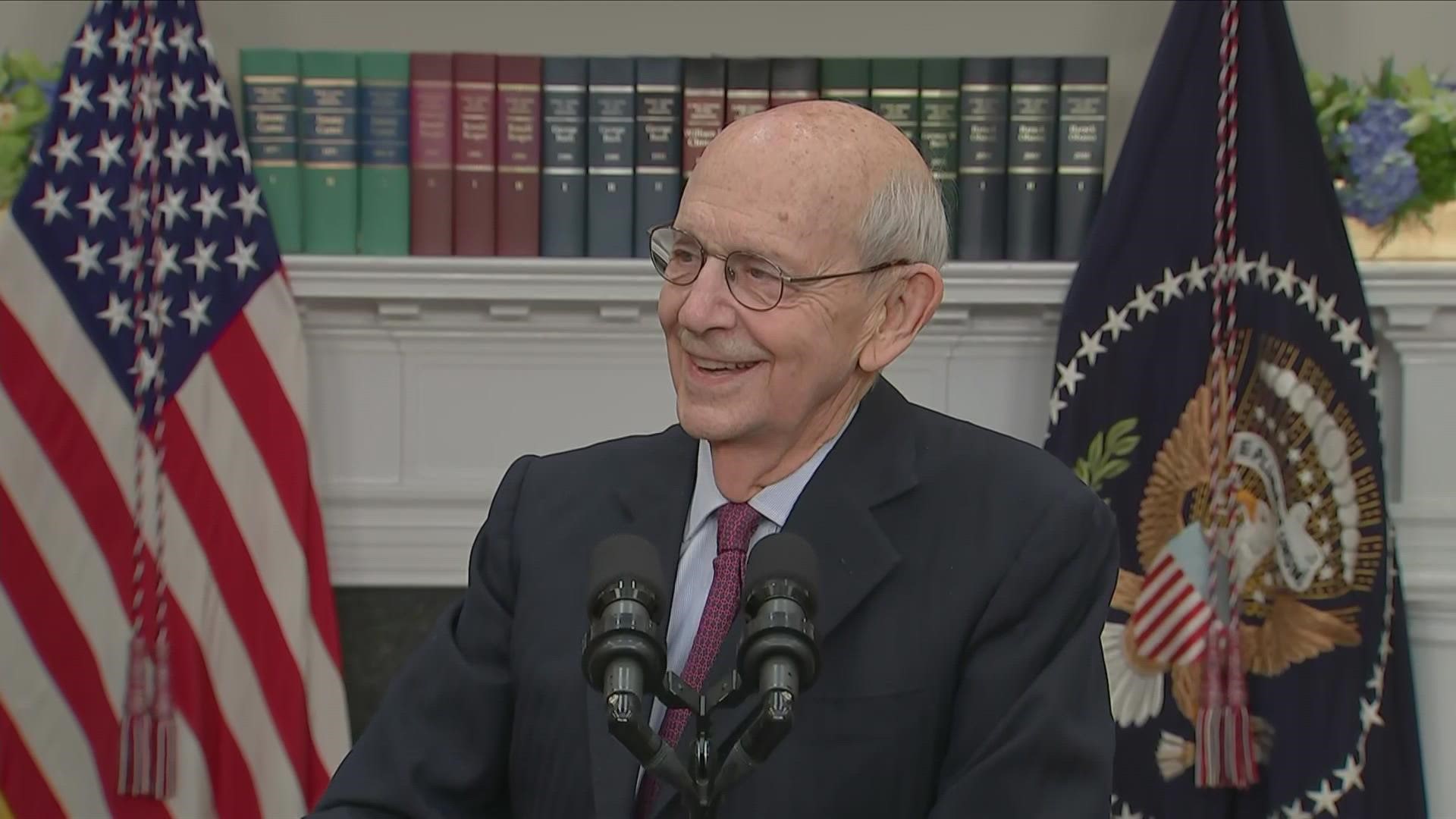 Upon announcing his retirement, Supreme Court Justice Stephen Breyer spoke about what he finds most meaningful about serving on the nation's highest court.