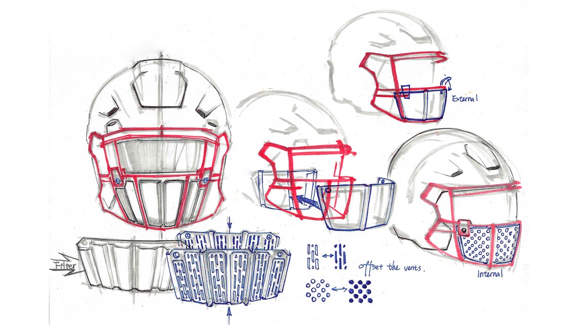 Is This the NFL's New COVID-19 Helmet?