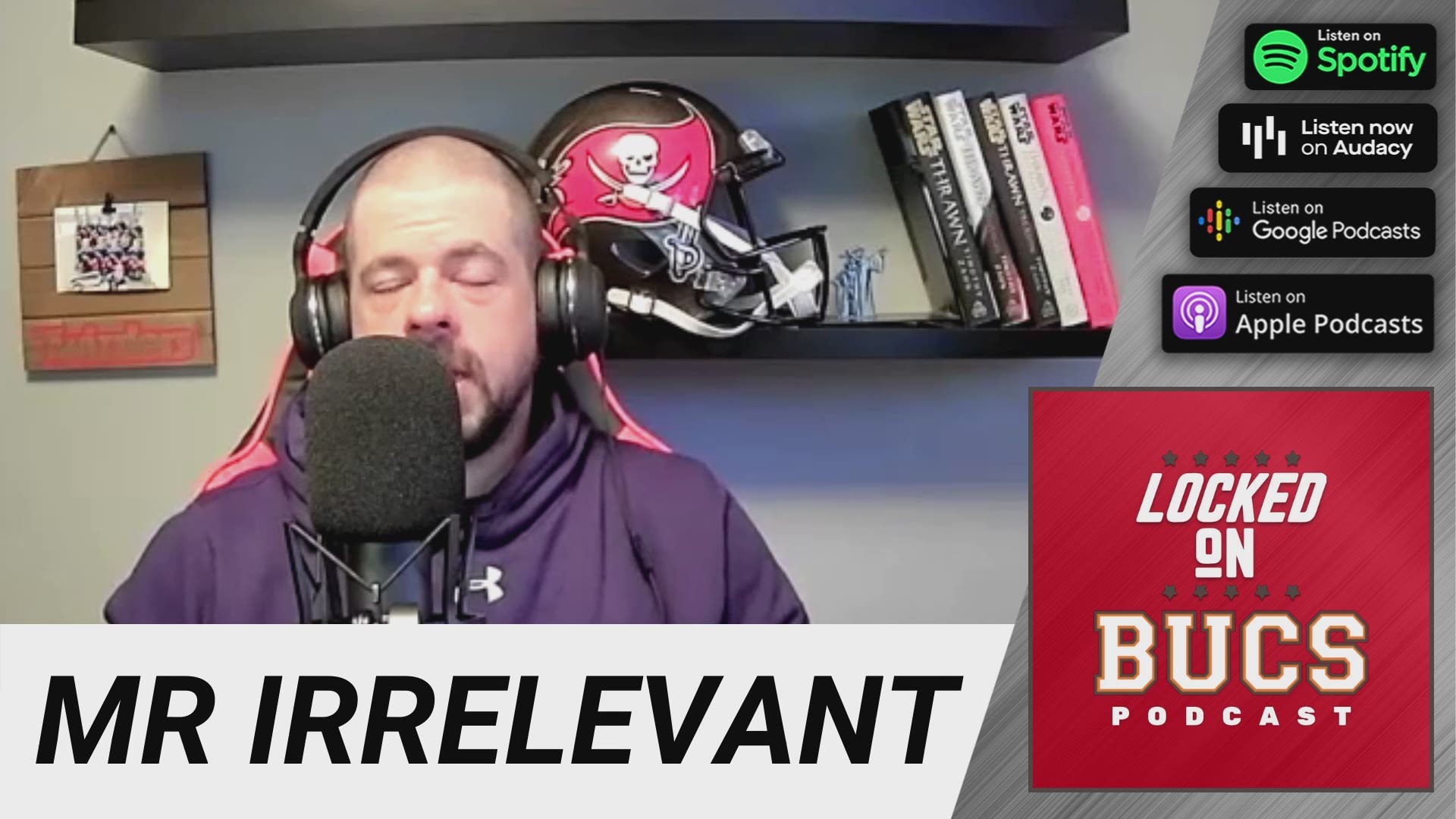 The hosts of the Locked On Bucs podcast react to the team picking Grant Stuard, 'Mr. Irrelevant' in the seventh round of the NFL Draft.