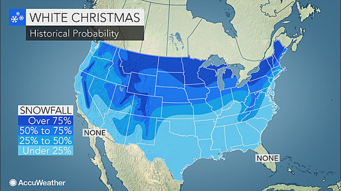 It's A White Christmas For Some In Northeast, Midwest 