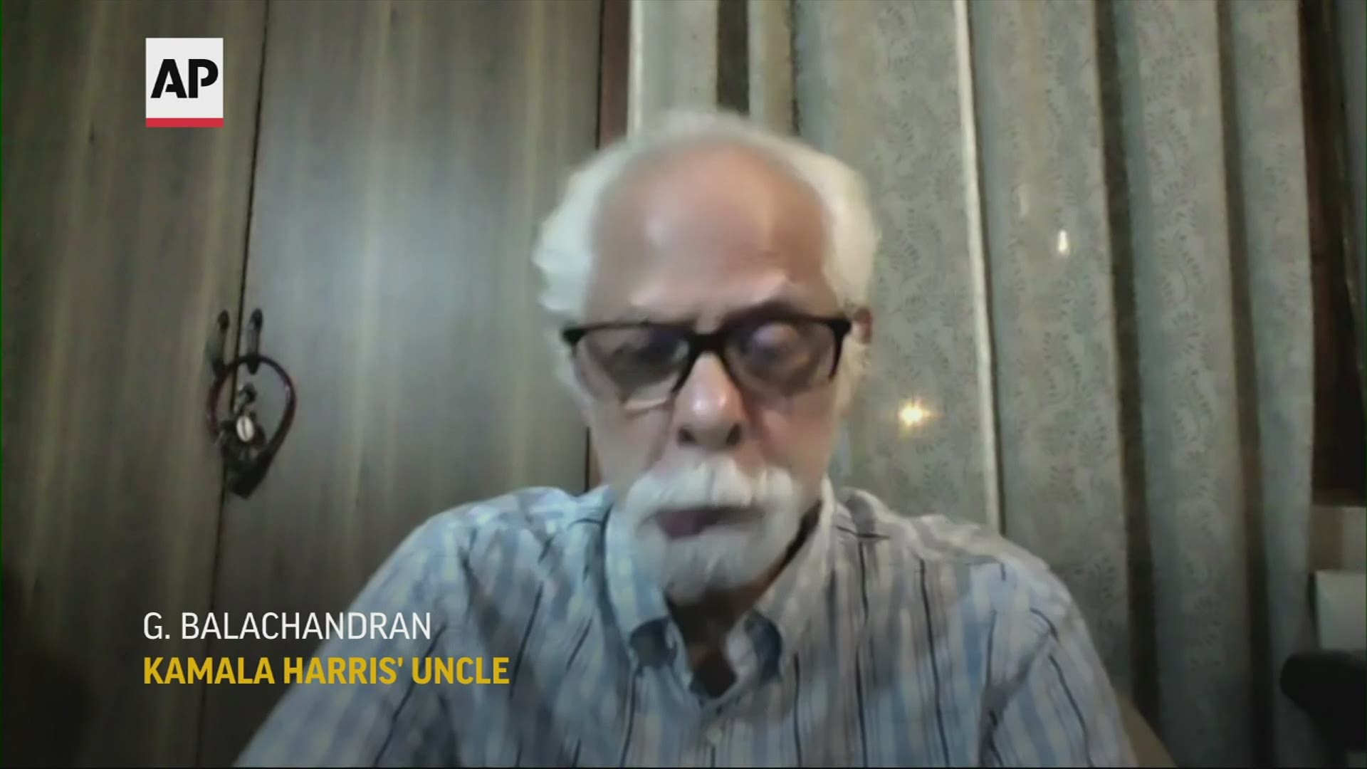 Vice President Kamala Harris's maternal uncle G. Balachandran from India turned 80 this spring.