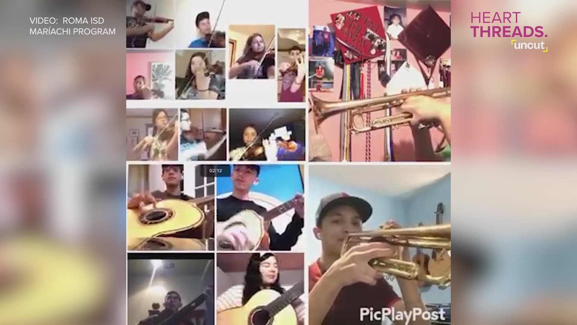 Watch this mariachi band's impressive virtual practice during the coronavirus pandemic.