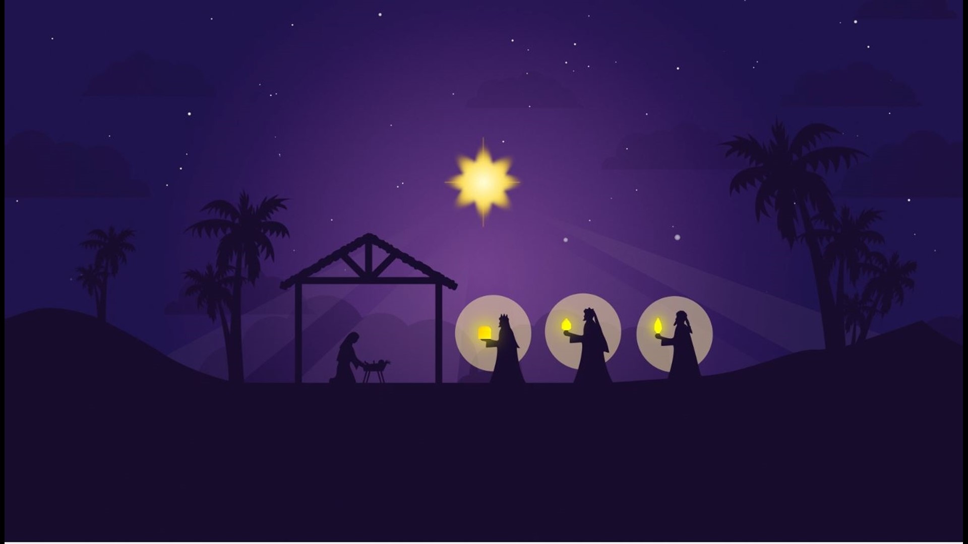 January 6 marks the Epiphany, also known as Three Kings Day. This is a video loop to mark the Christian holiday.
