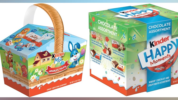 Kinder recalls chocolate assortments and baskets over Salmonella
