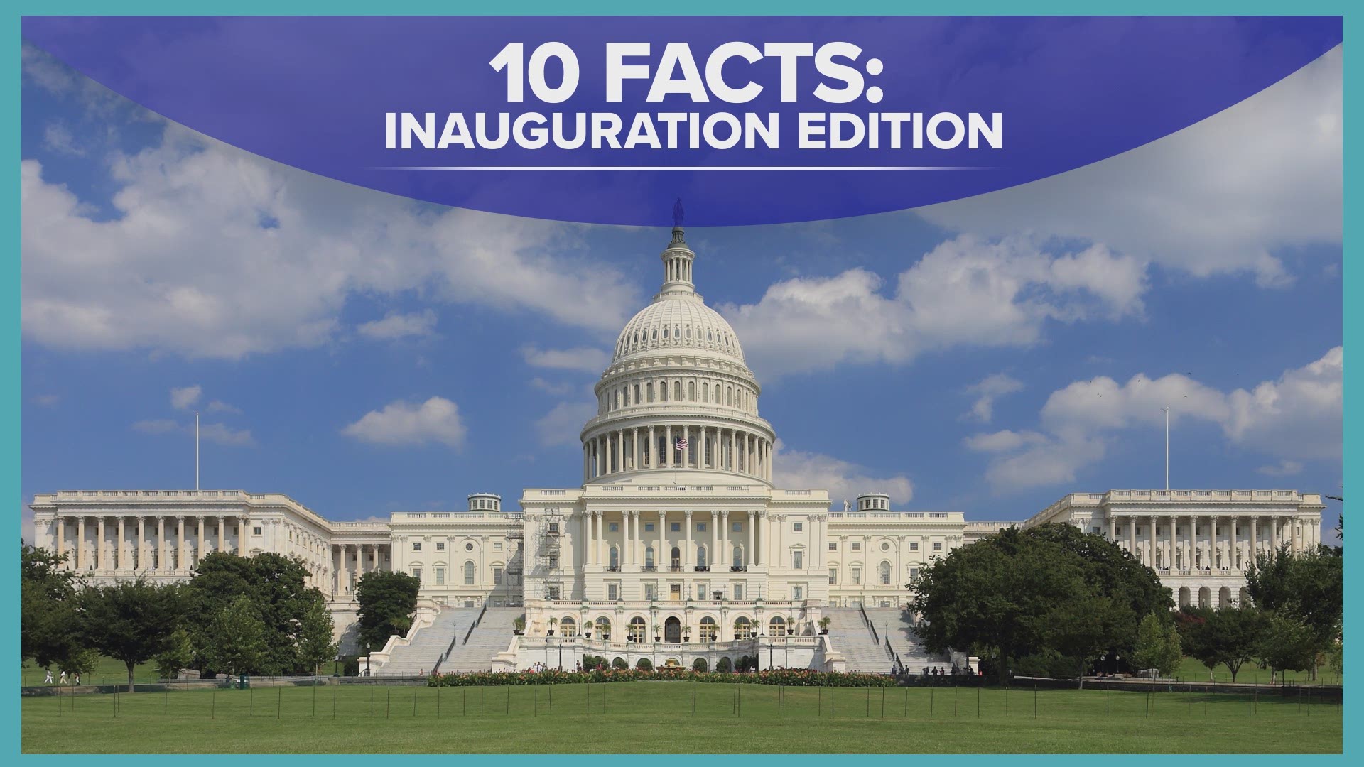 Here are 10 facts about past inaugurations, Joe Biden and Kamala Harris.