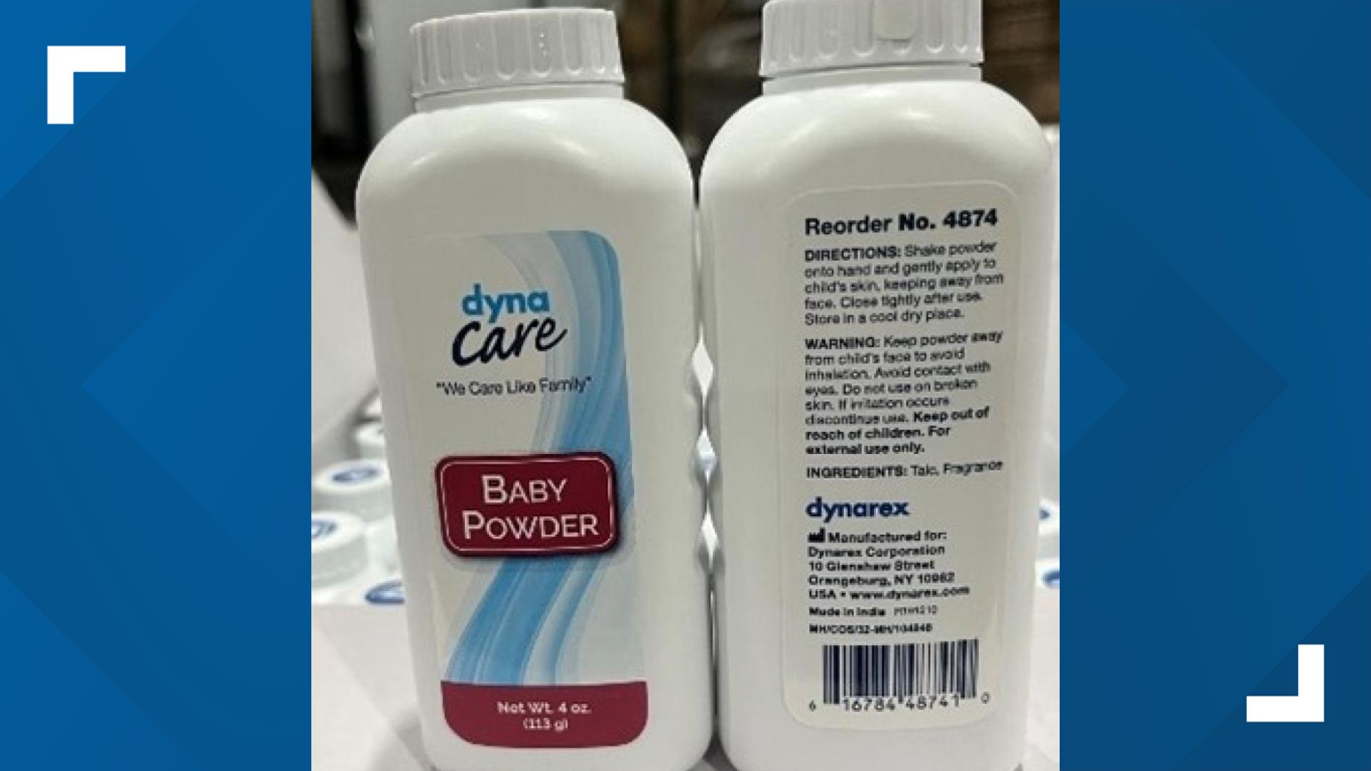 Baby powder recall Dynacare expands recall over asbestos risk