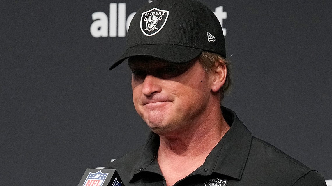 Jon Gruden hopes for 'another shot' in first public remarks since