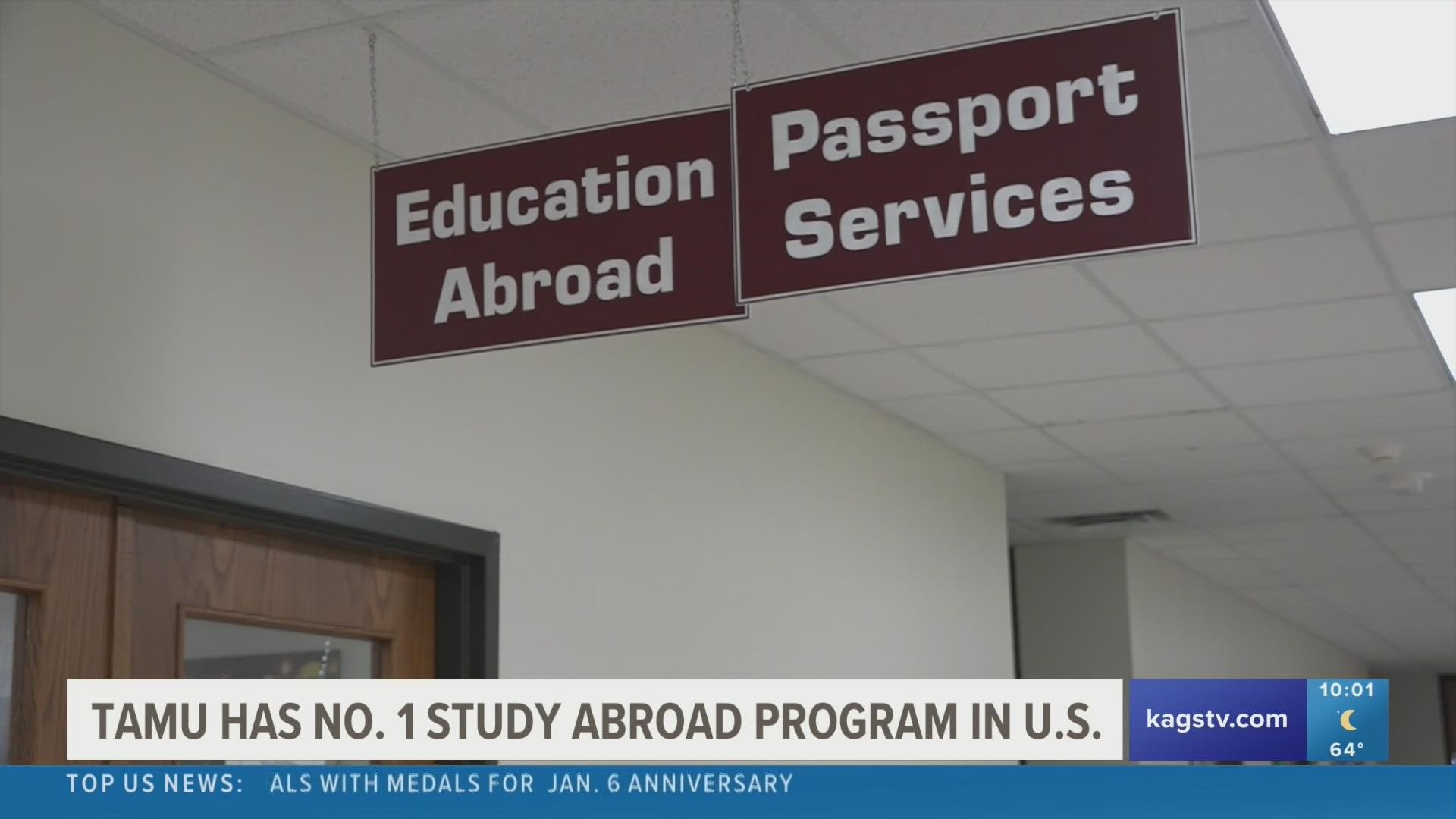 After battling NYU for the top spot for many years, Texas A&M has claimed the title of the top study abroad program in the U.S.