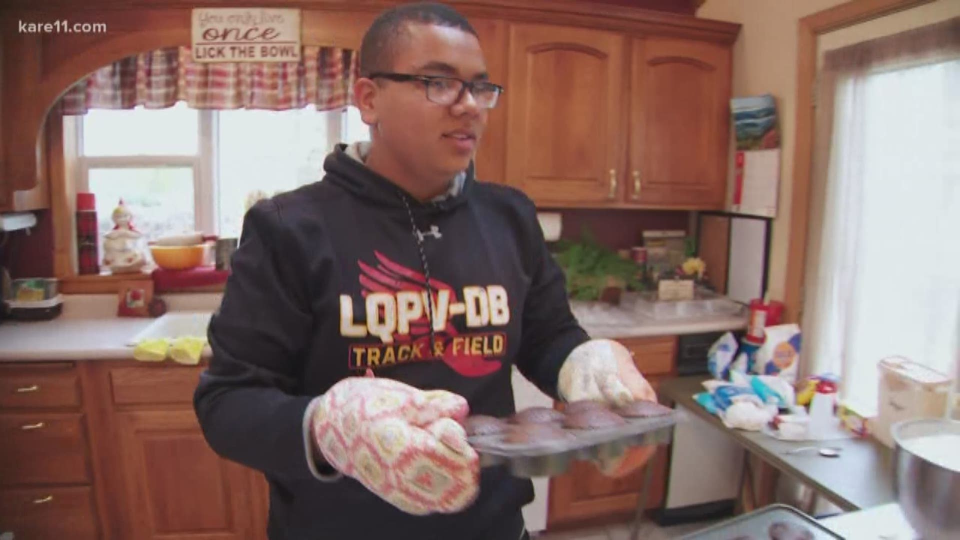 Minnesotan Isaiah Tuckett baked and sold thousands of cupcakes to achieve his dream