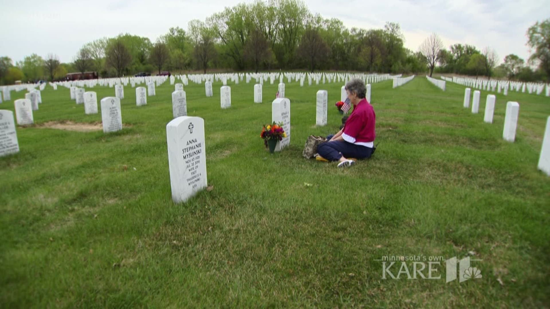 Two or three times a week, Ann Steffen can be found sitting in front of the gravestone of her husband Ronnie.