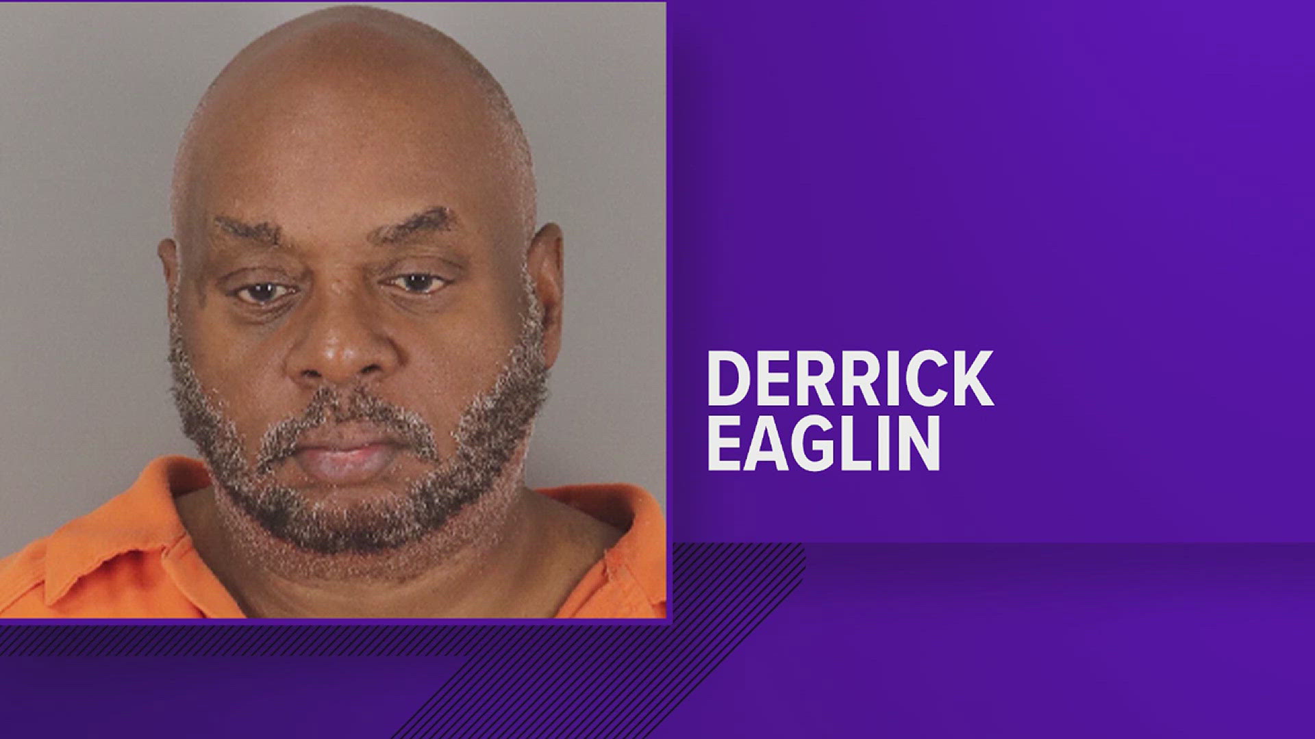 Derrick Eaglin will serve his sentences concurrently and is not eligible for parole