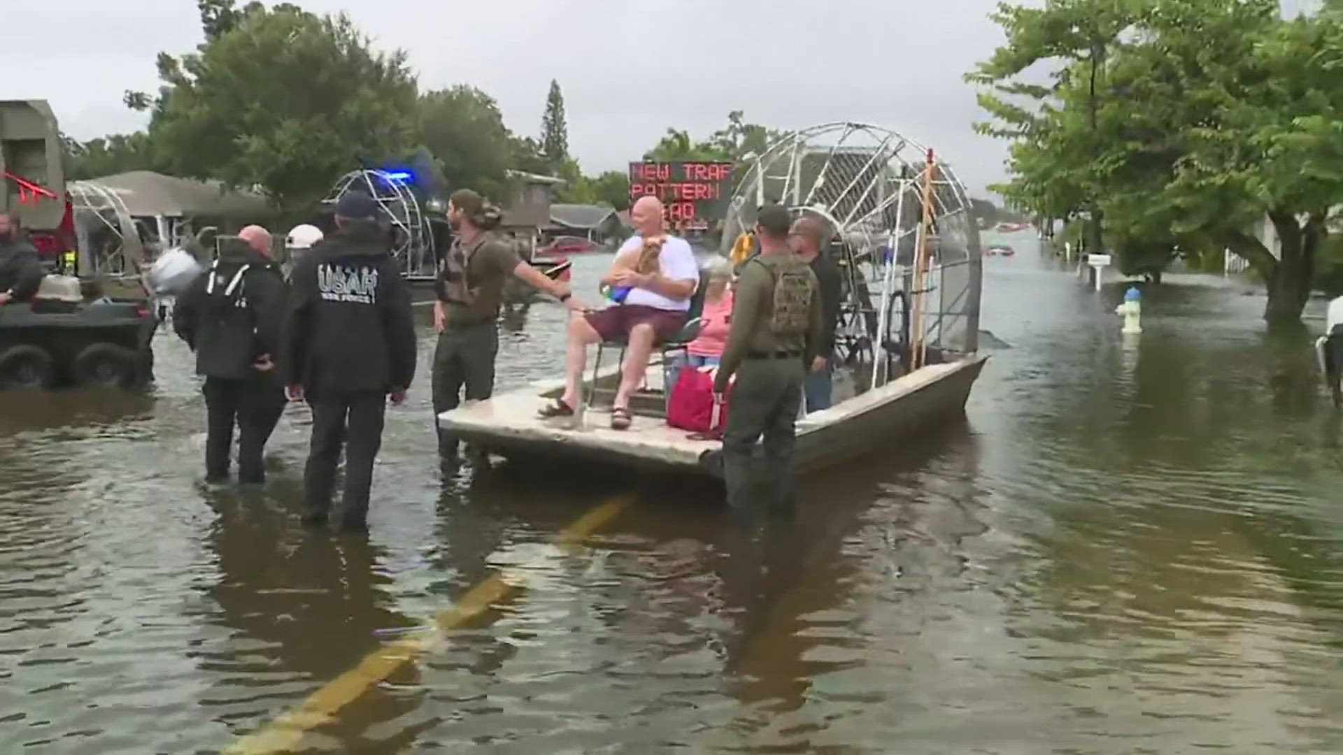 After slamming into Florida, Tropical storm Debby continues to make its way up the east coast leaving heavy flooding in its wake