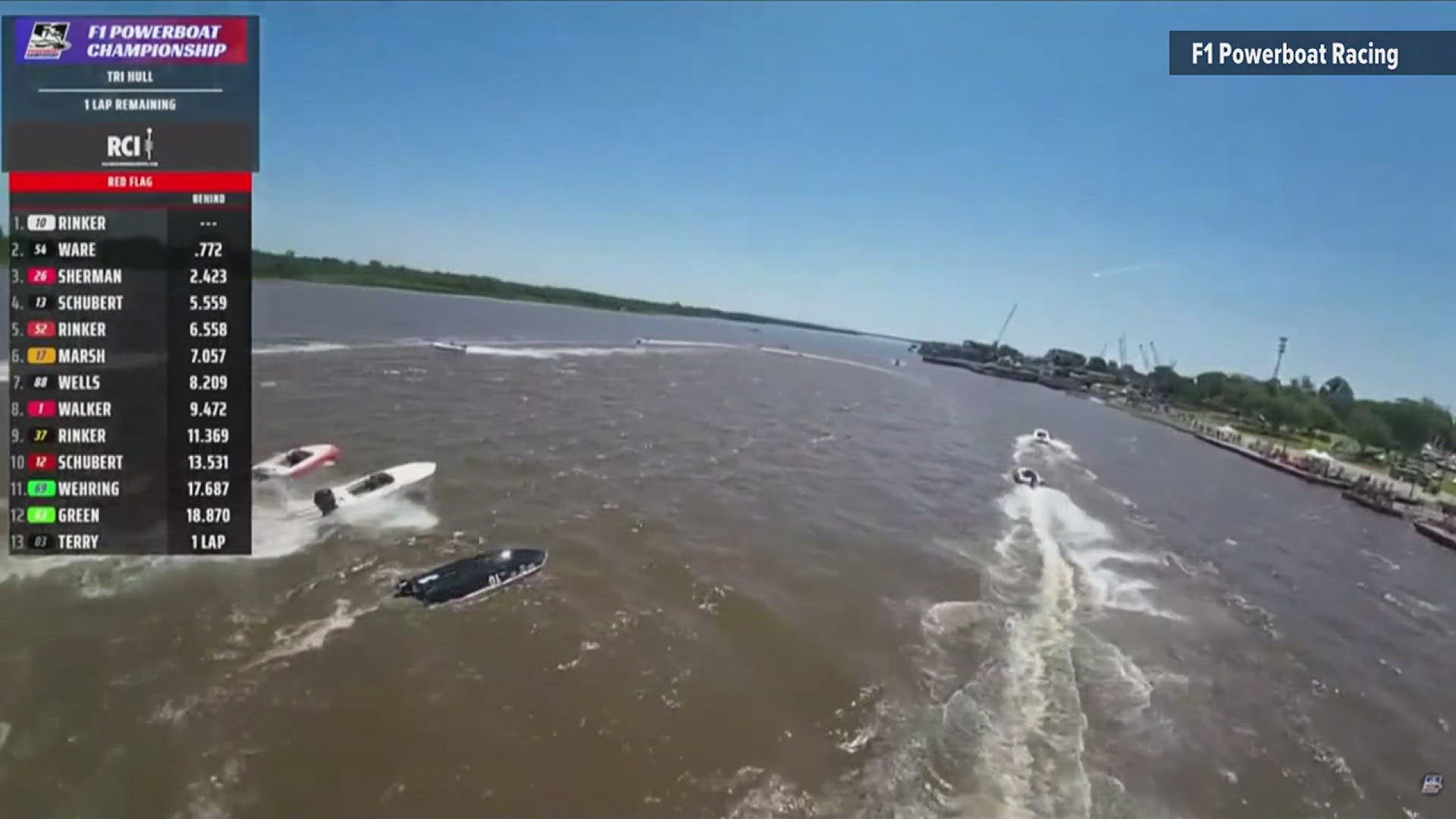 Emergency divers pulled the driver from the submerged cockpit after the crash, according to a witness.