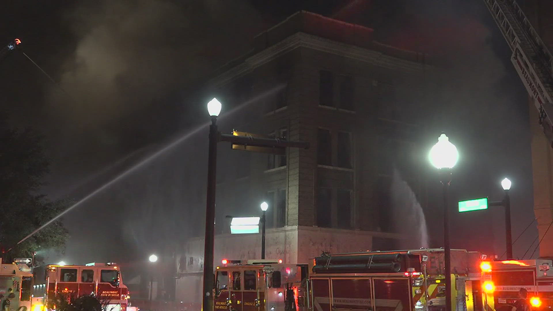 Nearly 24 hours ago, a fire tore through the historic Gilbert Building in downtown Beaumont. The two-alarm fire burned for 10 hours before firefighters put it out.