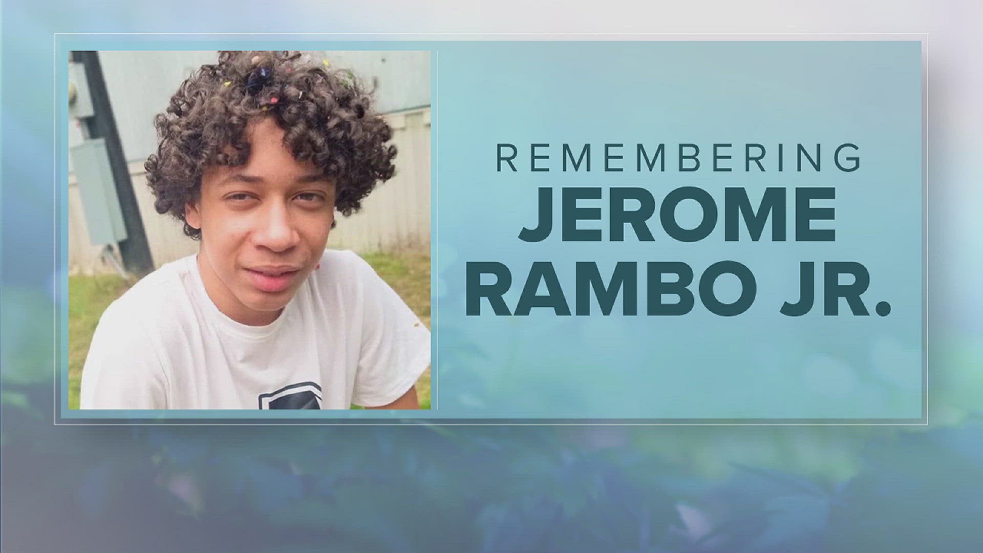 Jerome Rambo Jr. died at Christus Jasper Memorial Hospital early Sunday morning.