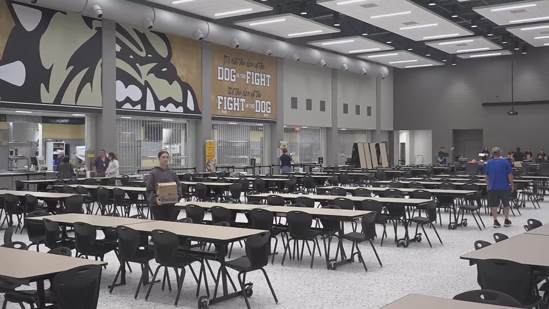 Students and staff have a lot to look forward to like, bigger classrooms and a giant gym are a few of the perks at the new high school.