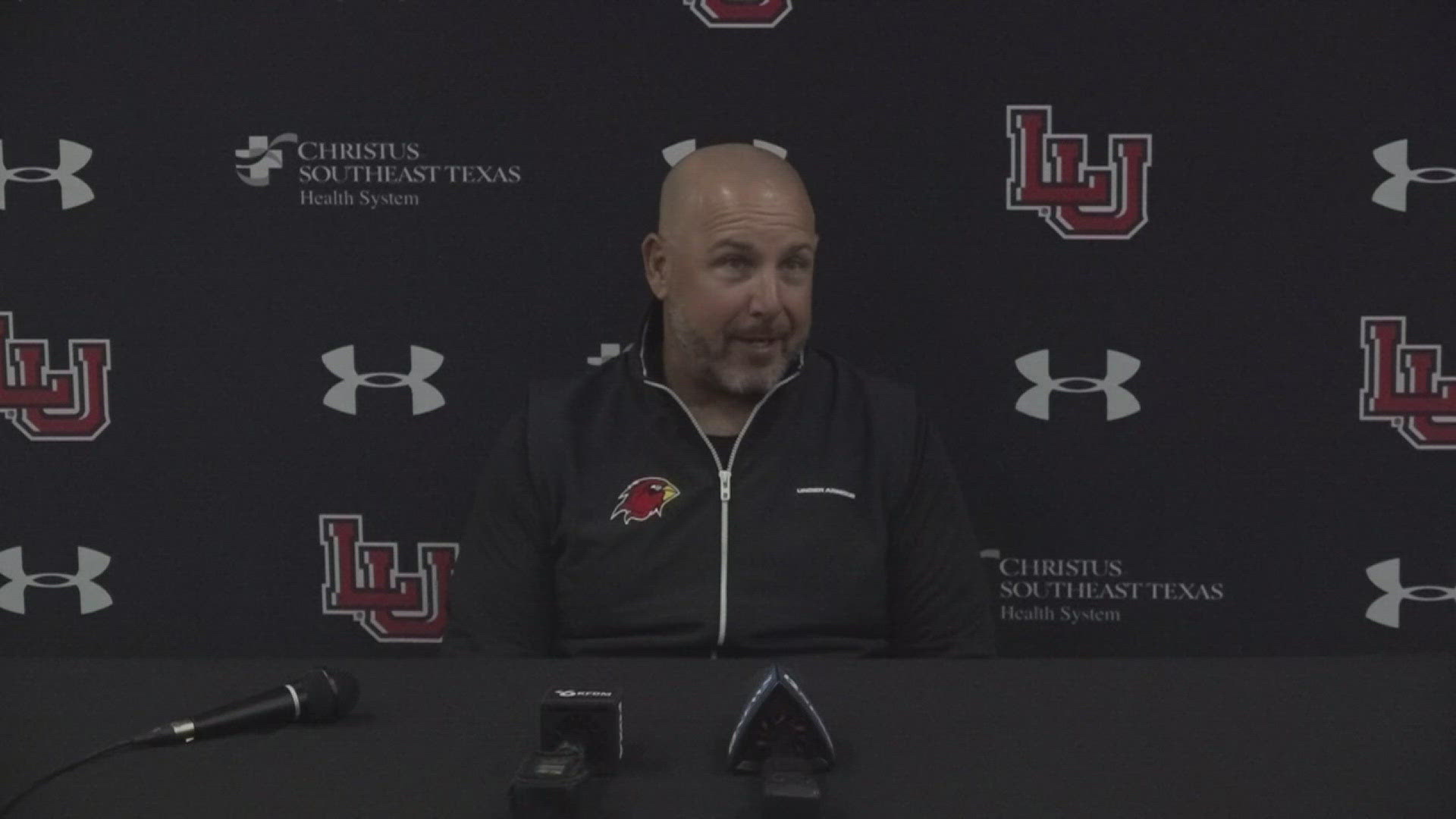 After the first two weeks of opening practices, Lamar opens a media day at the Dauphin Complex to discuss their plan of attack in 2024.