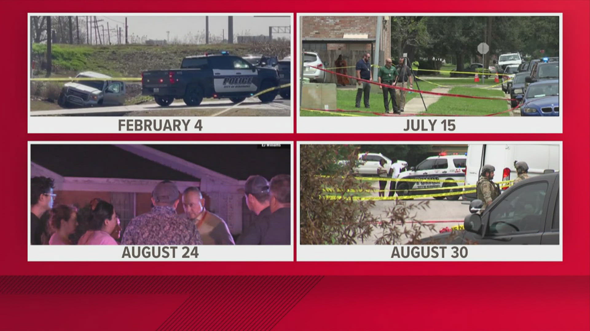 12News was able to examine Beaumont Police Department's history of each deadly officer-involved shooting that took place in 2024 so far.