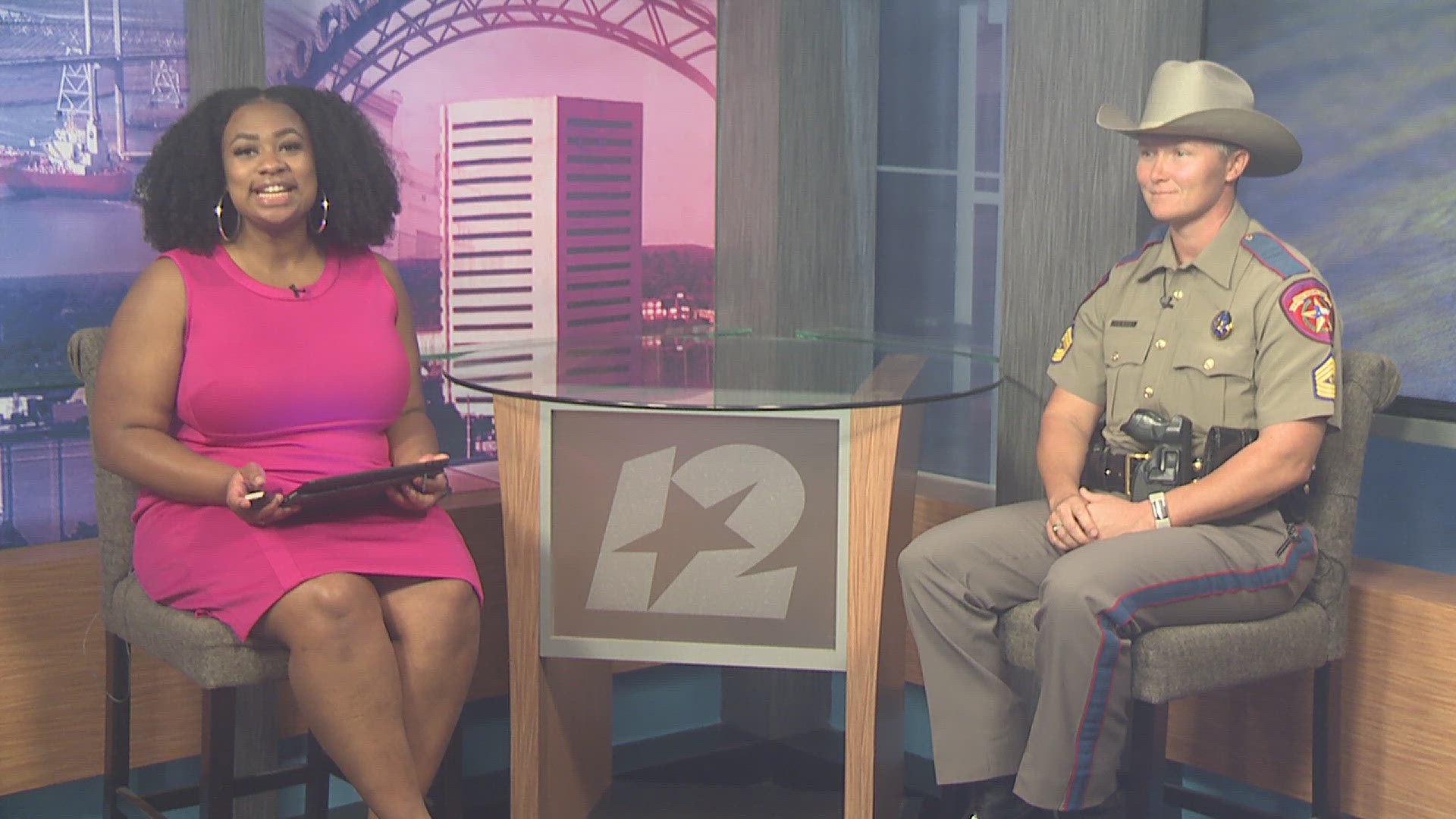 Texas DPS Sergeant Shana Clark joined 12News to share the "Walk Like MADD" event, hosted by Spindletop Boomtown Museum to spread awareness about drunk driving.