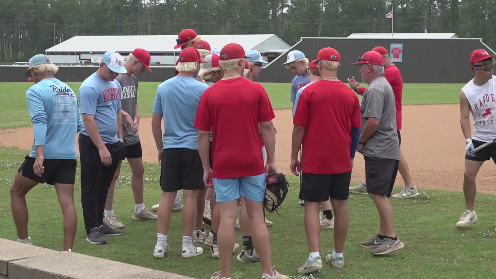 The Lumberton Raider Baseball team is heading into the regional final against China Spring 