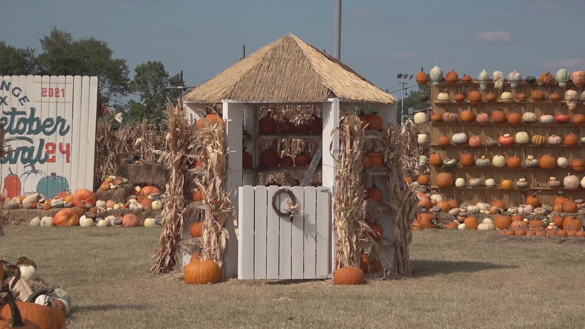 The Pumpkin Village will feature more than 10,000 pumpkins and gourds along with photo opportunities.