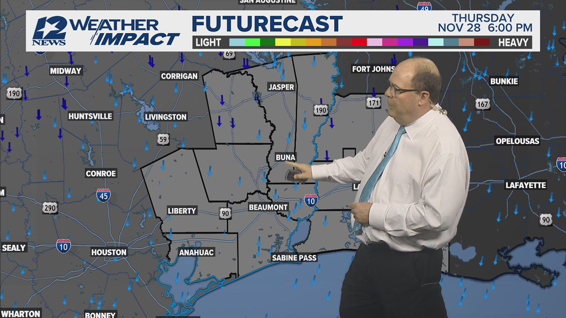 A couple of cold fronts this week