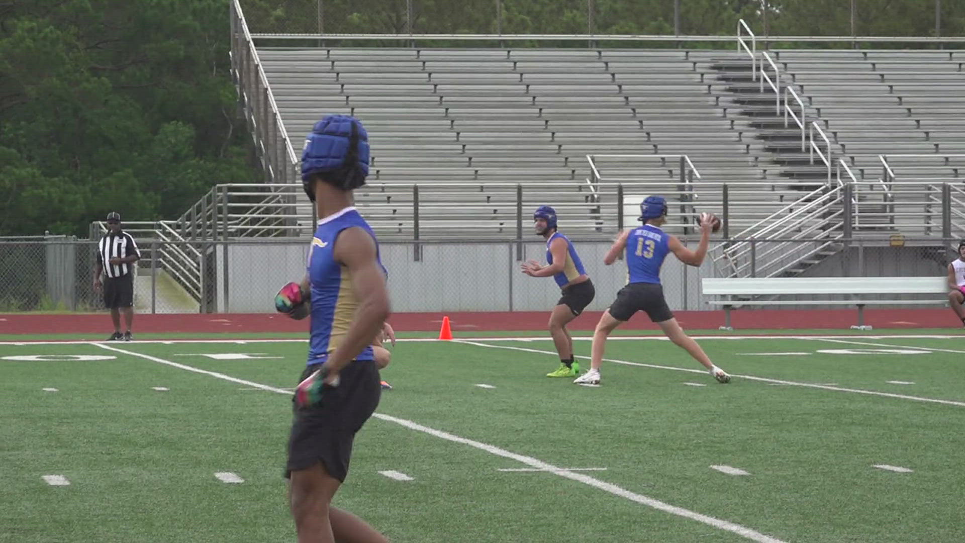 Already qualified for the State 7 on 7 match in College Station, Hamshire-Fannett swept another tournament and advance to 13-0 on the Summer.