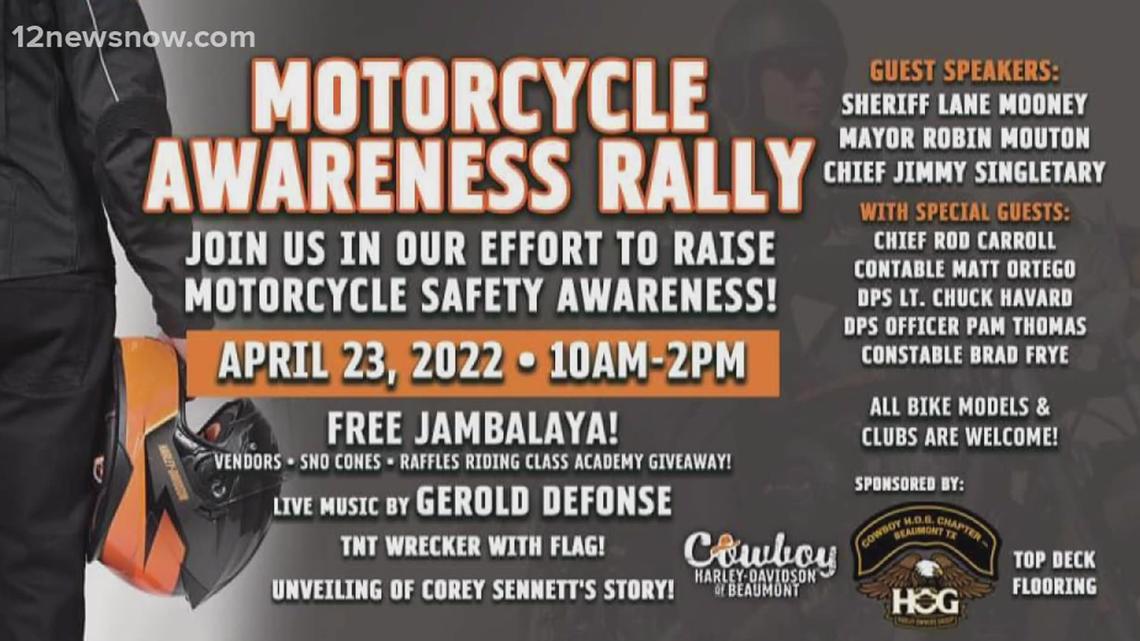 Motorcycle saftey advocates hosting safety rally in Beaumont