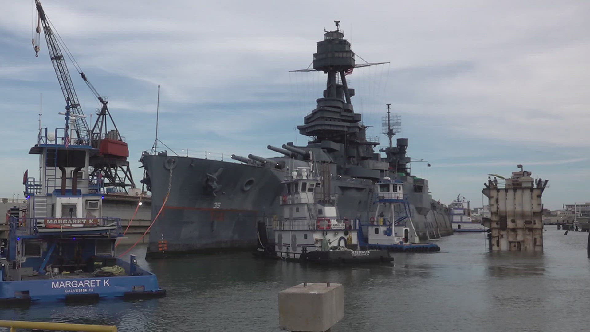 The board said they couldn't reach an agreement with the foundation on the plan to relocate the ship from a repair dock to an area near the Port of Galveston.