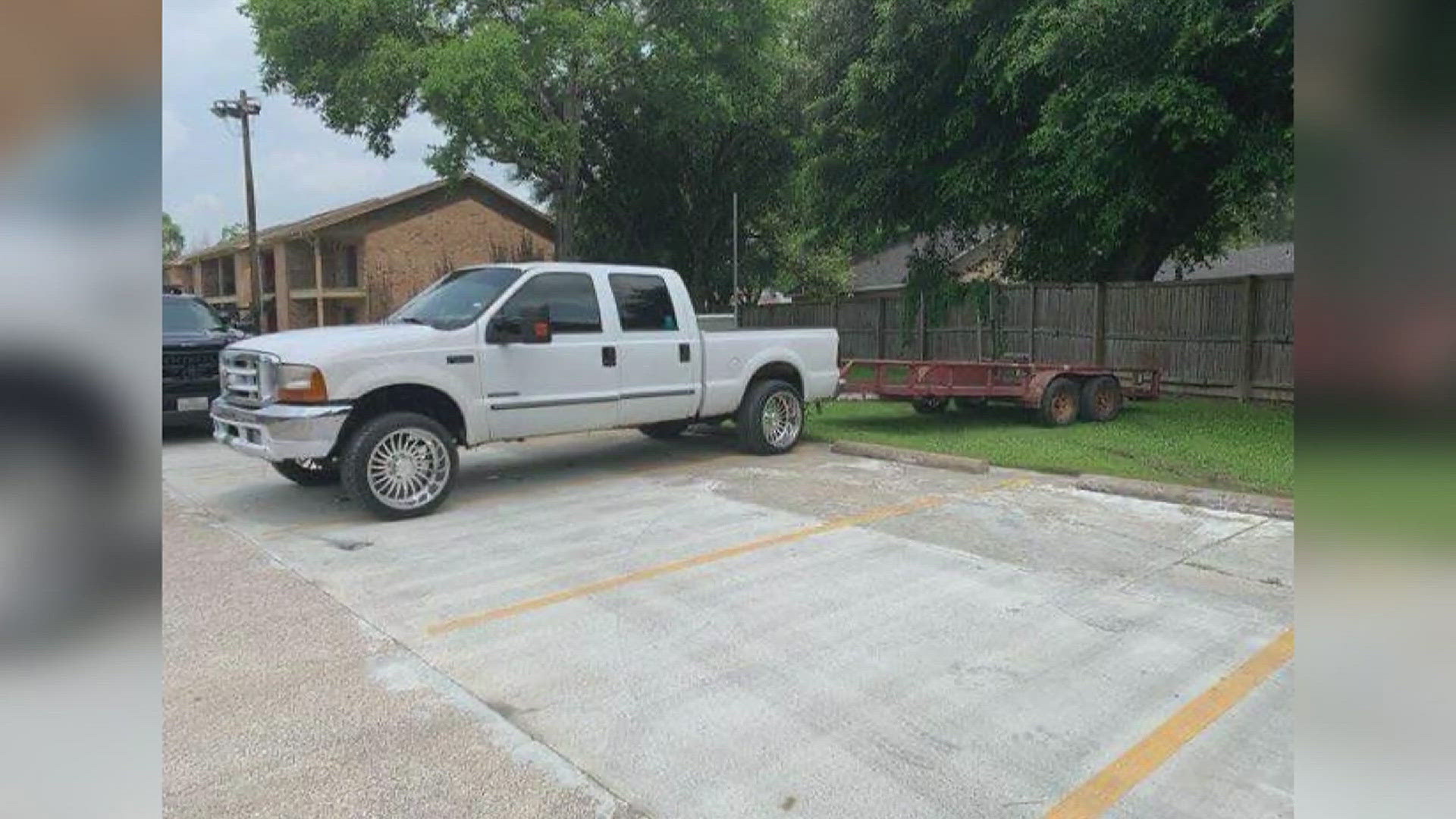 It didn't take long for BPD to track down the vehicle with yet another stolen trailer still in tow. This one had been reported stolen in Beaumont just hours earlier.