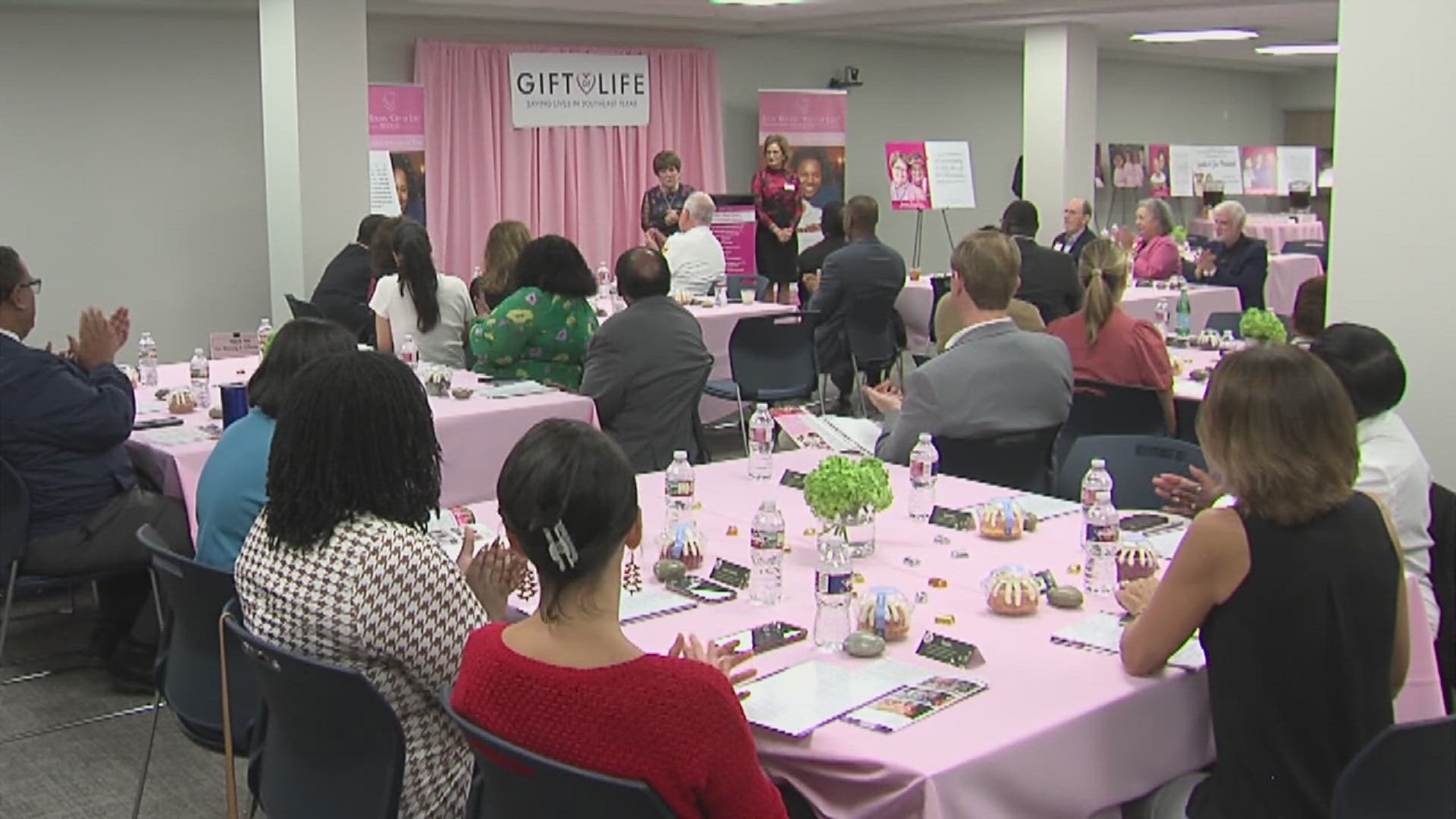 Gift of Life held a luncheon in Port Arthur where they honored industry partners for supporting women's breast cancer prevention programs.