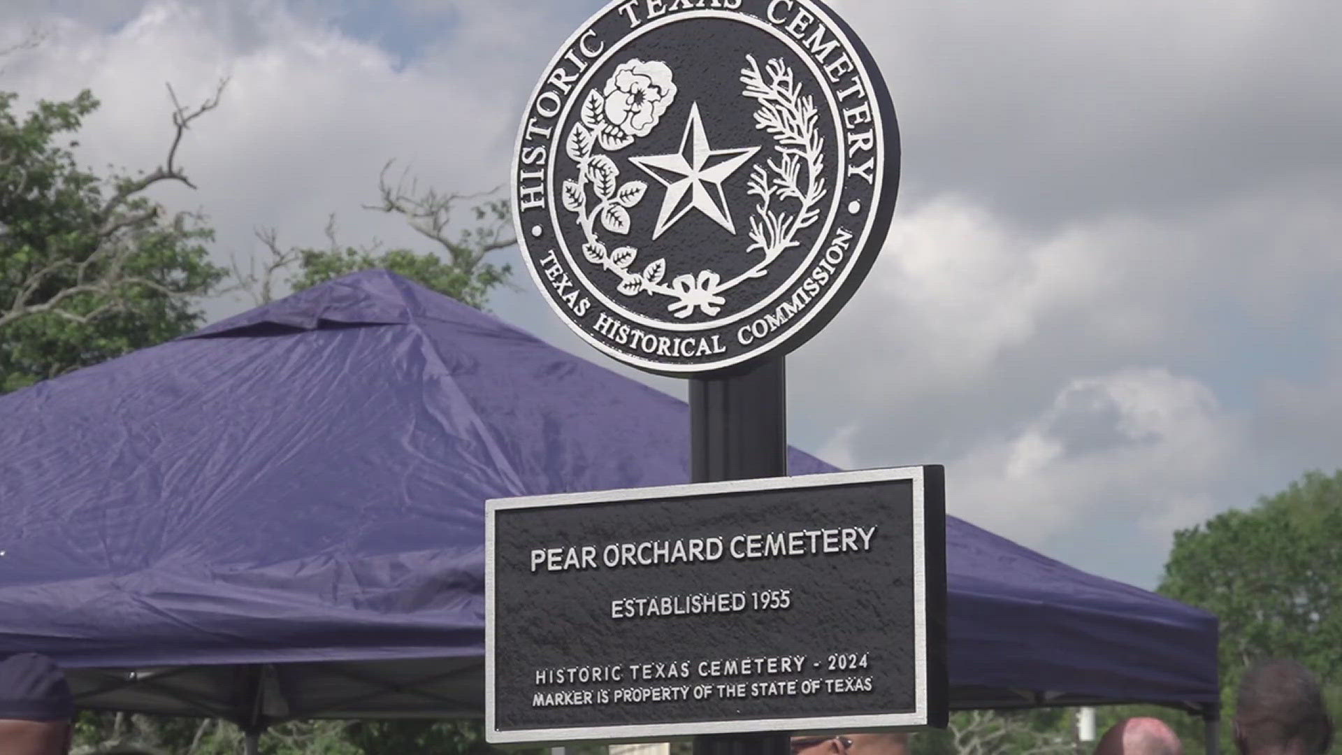 The cemetery is the resting place of pioneering African American families and veterans