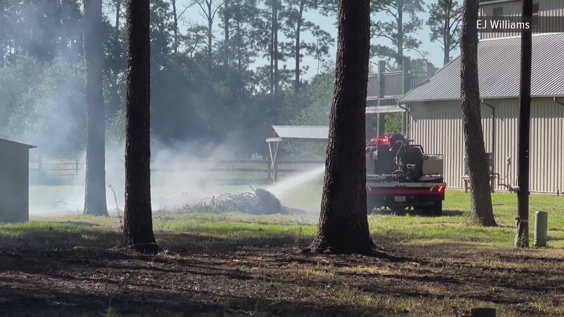 Orange County ESD stayed busy fighting three brush fires Thursday