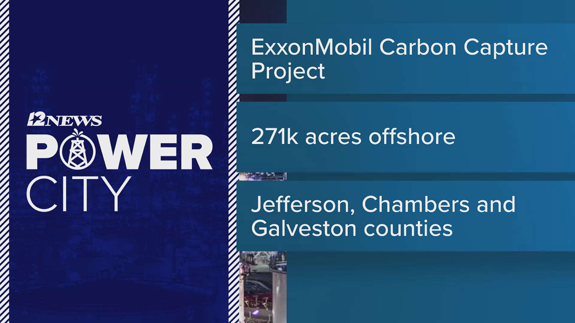 The agreement between the Texas General Land Office and ExxonMobil covers over 271,000 acres offshore in Jefferson, Chambers and Galveston Counties.