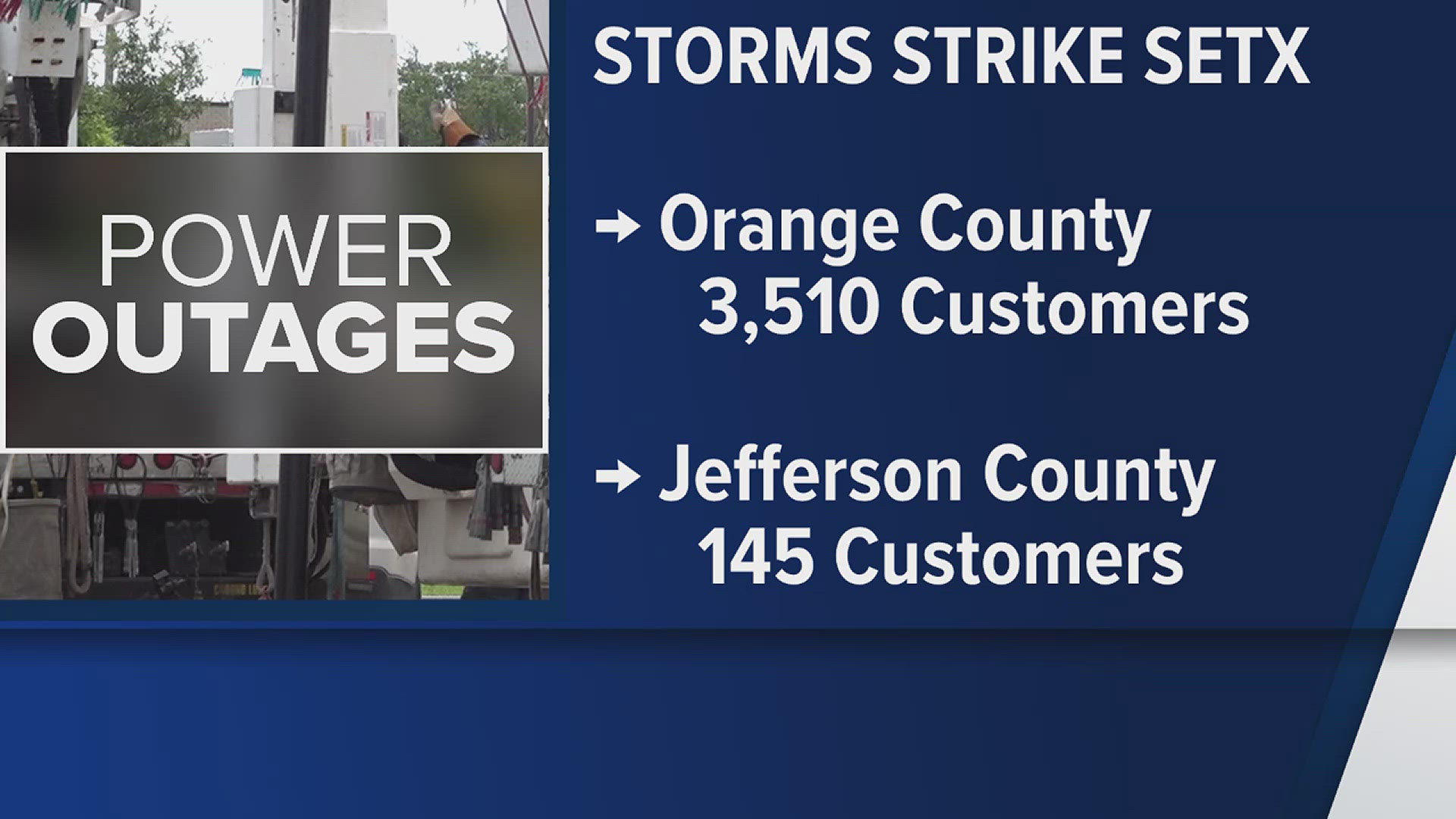 Over 5K people in Orange County left without power | 12newsnow.com