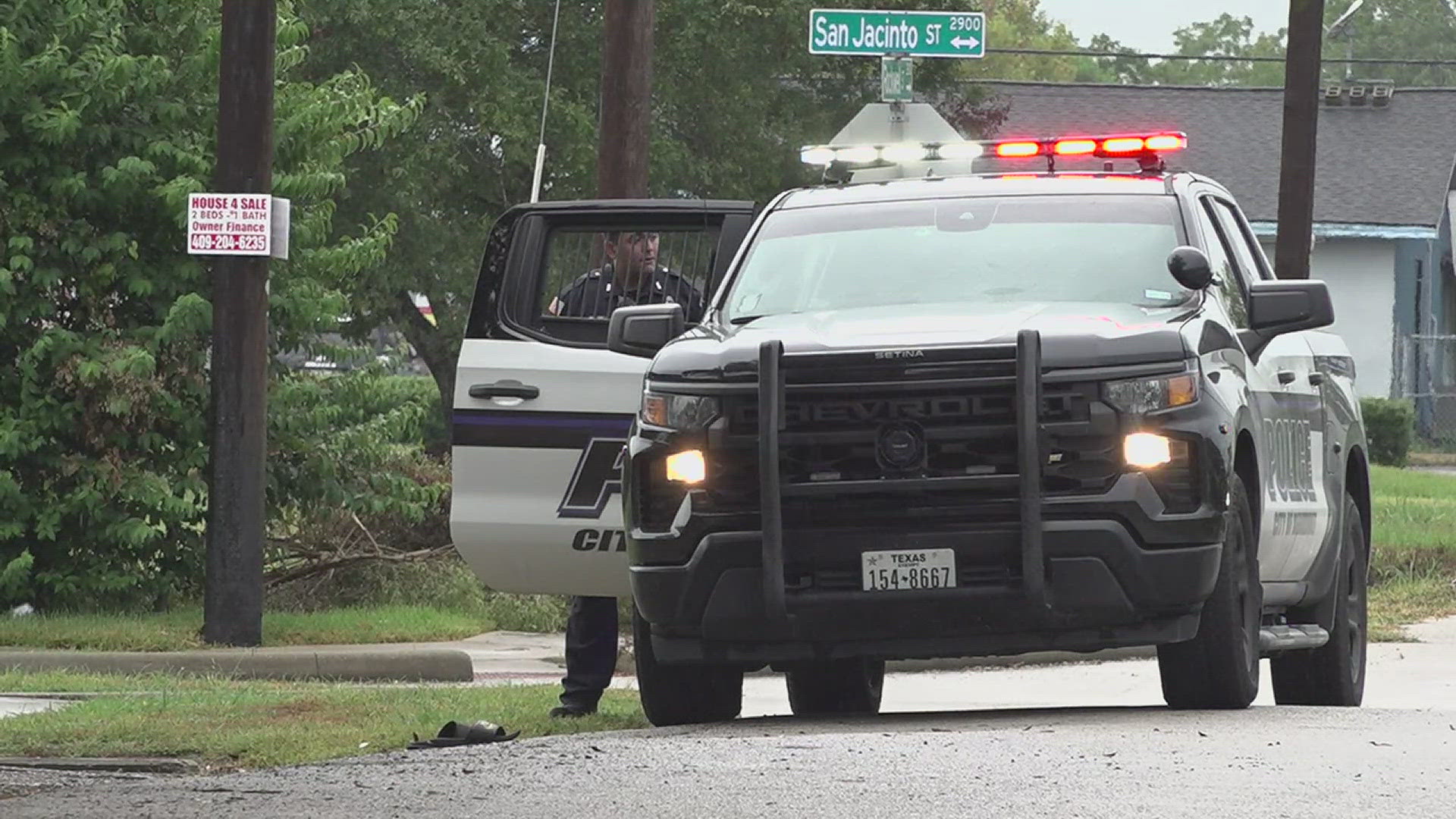 Beaumont Police conducted a traffic stop, but the man drove away and crashed before officers were able to arrest him.