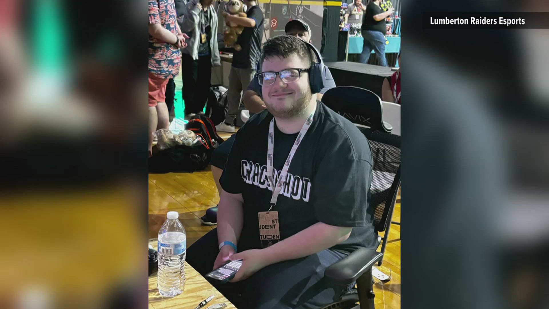 Lucas Shirley, known by his gamer tag "Crackshot" competed in the grand finals in Kansas City.