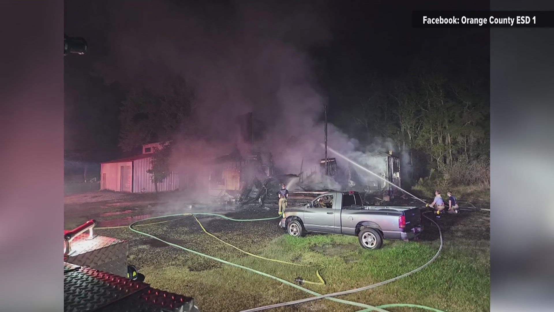 The house, which was built in 1902, went up in flames at around 10:30 p.m. The home was a total loss, but no injuries were reported