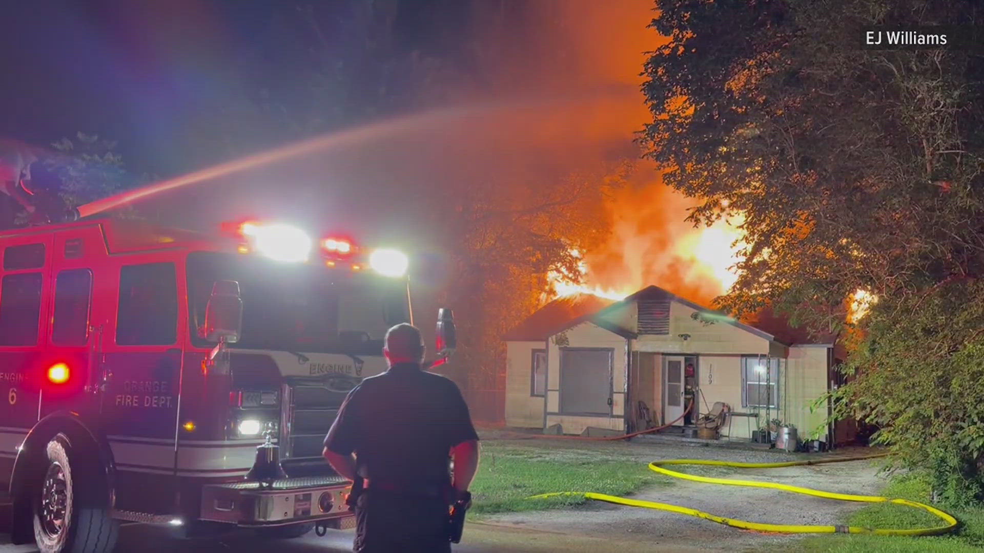 Fire destroys Orange home in early Wednesday morning blaze | 12newsnow.com