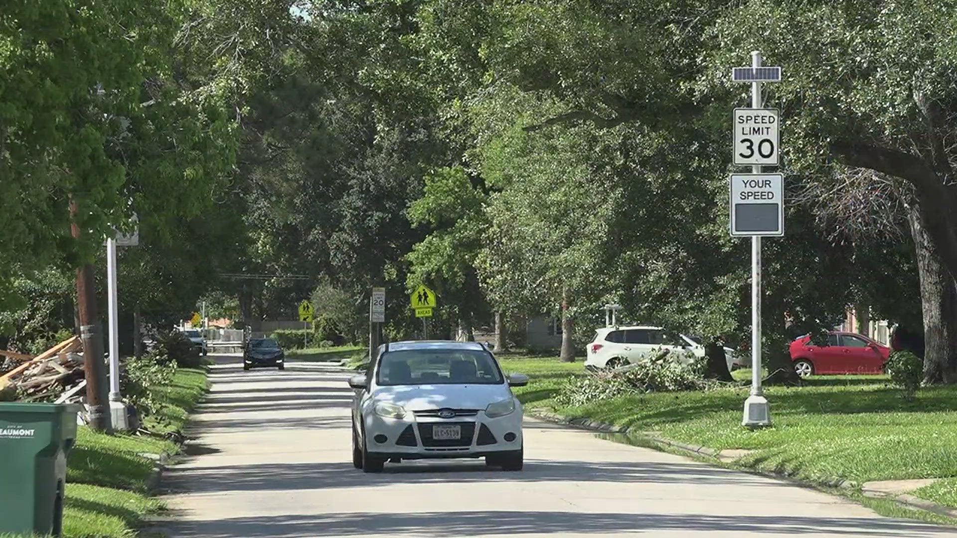 The council is considering adding speed radar signs near Sallie Curtis Elementary in an attempt to make the neighborhood safer.