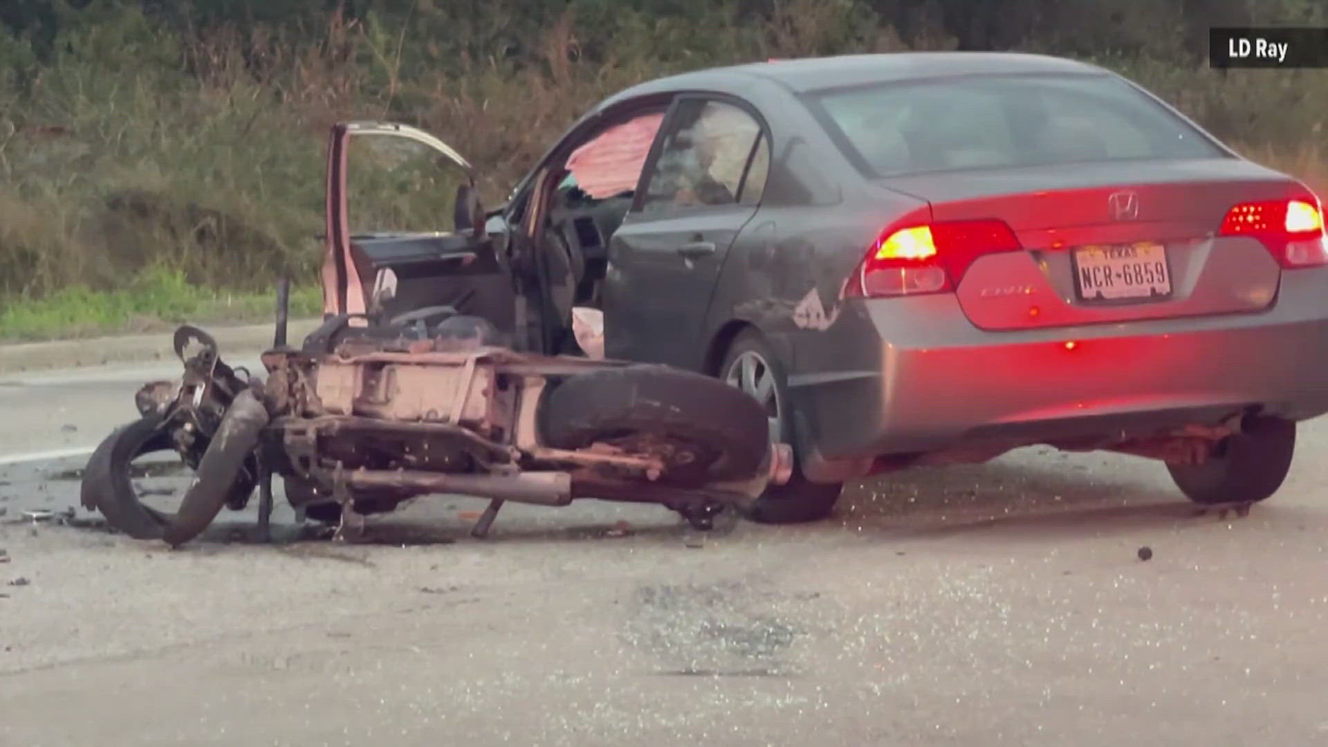 Port Arthur Police reportedly got a call about a collision on the 6100 block of West Port Arthur Road Saturday evening.