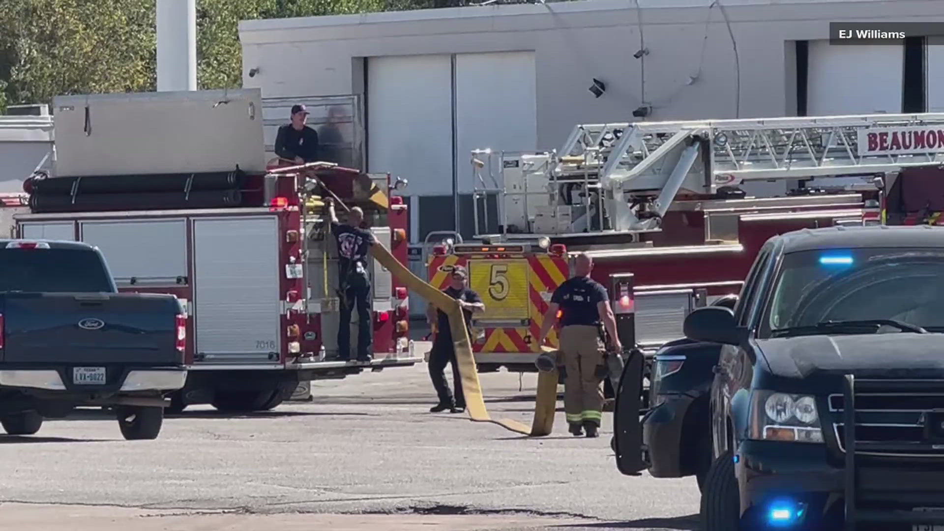 The spilled substance is being removed for "characterization and disposal."