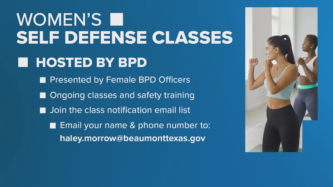 Beaumont police offer women self-defense classes taught by female officers