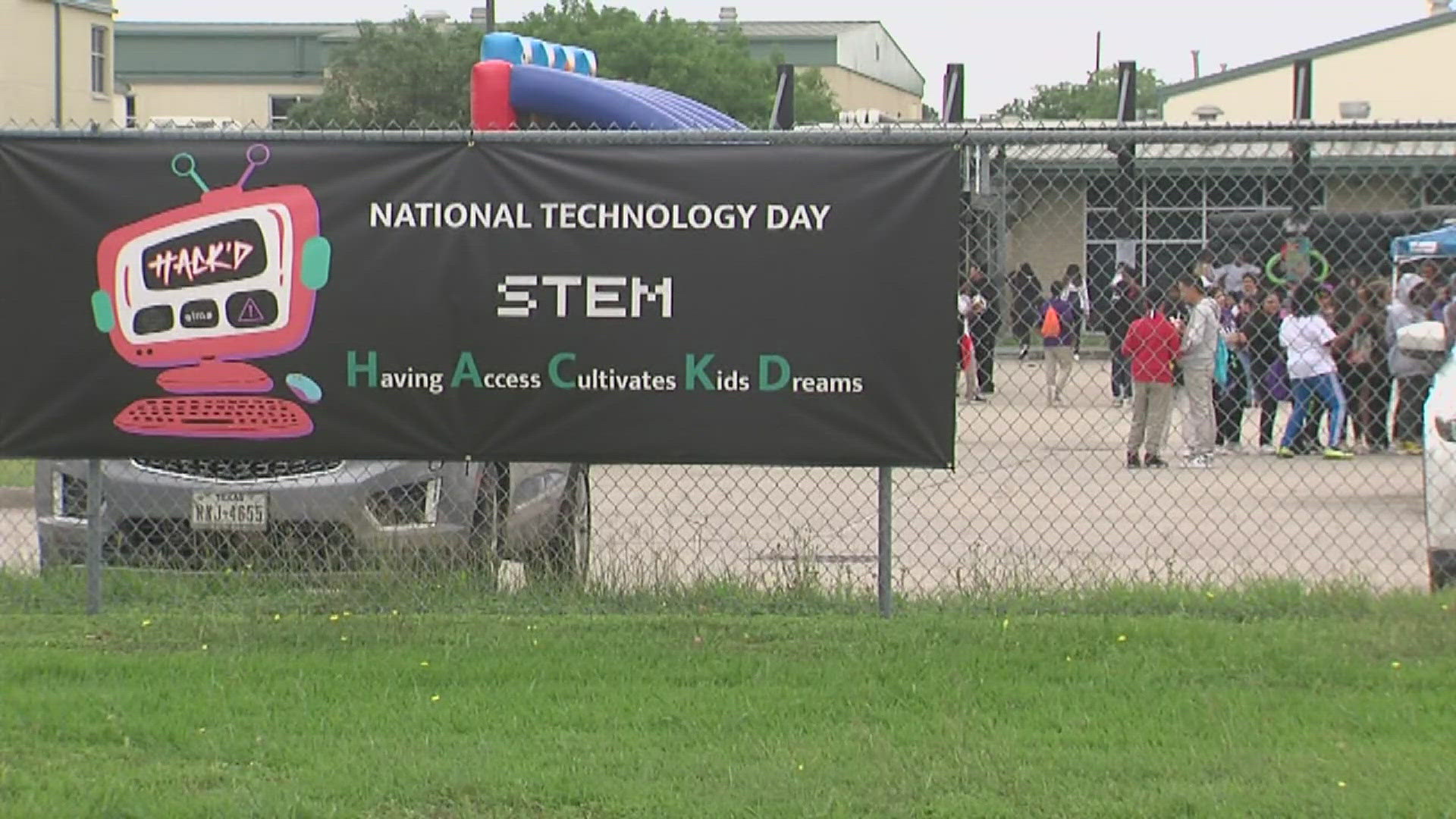 Students at the Abraham Lincoln Fine Arts Academy spent the day learning at the second annual HACK'D STEM Fest.