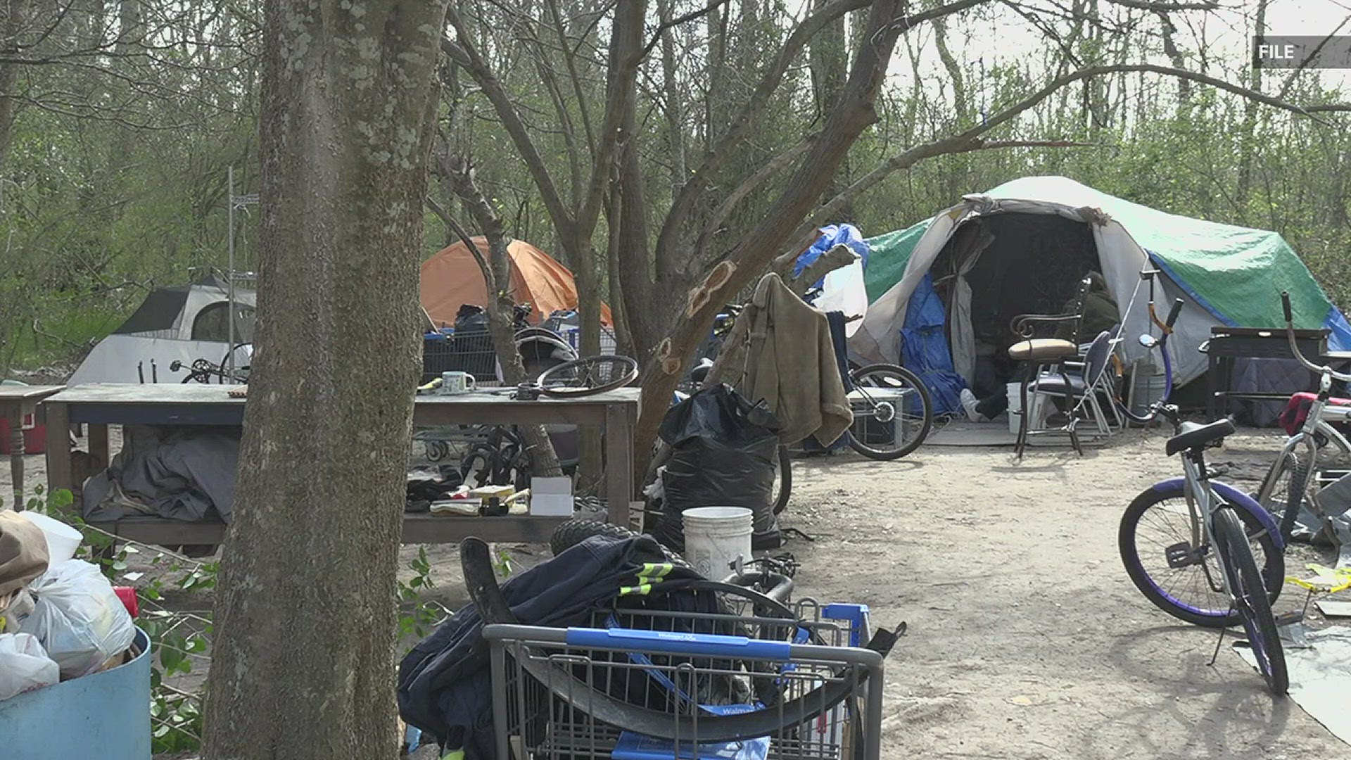 This comes after a recent supreme court ruling that gives cities the right to fine people who are found camping or sleeping on public or private property.